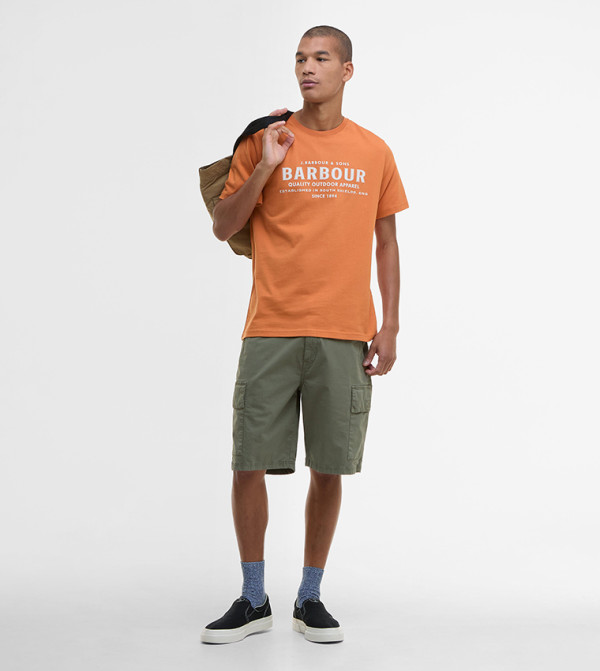 باربور  تيشرتات وبلايز - برتقالي  Round Neck T-Shirts