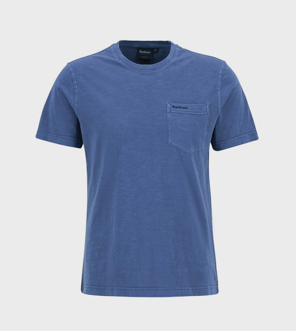Barbour Barbour - Blue Round Neck T-Shirts
