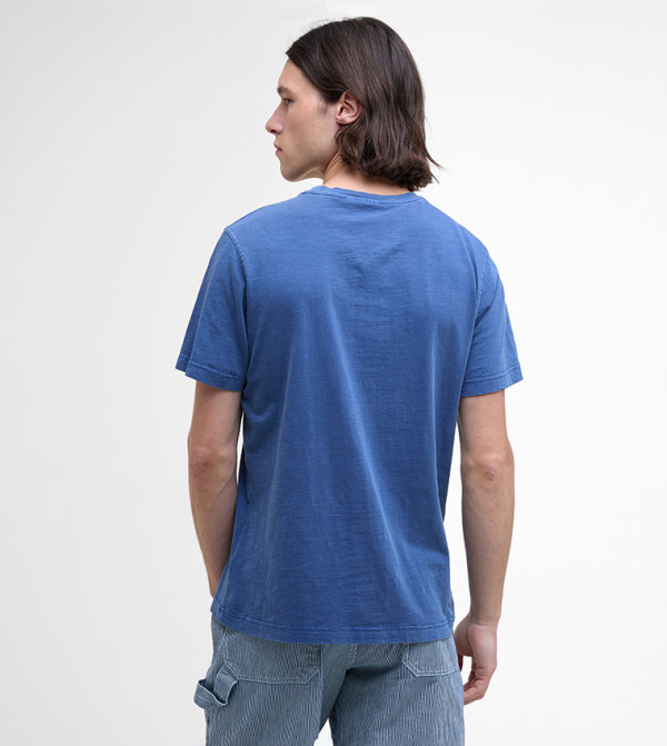 Barbour Barbour - Blue Round Neck T-Shirts