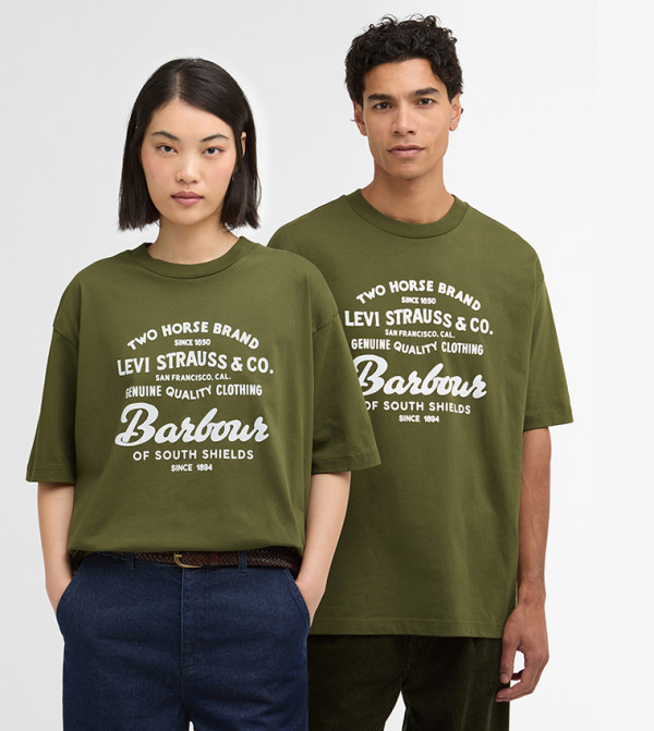 باربور باربور - أخضر Round Neck T-Shirts