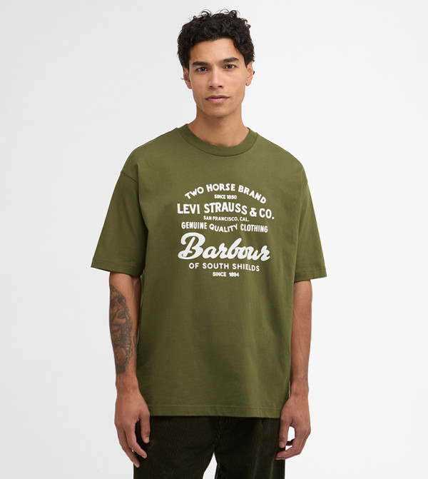 باربور باربور - أخضر Round Neck T-Shirts