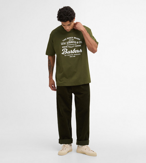 باربور باربور - أخضر Round Neck T-Shirts