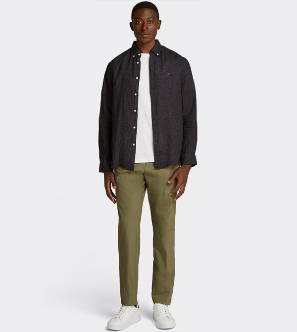 Tommy Hilfiger  Shirts - Black Long Sleeves