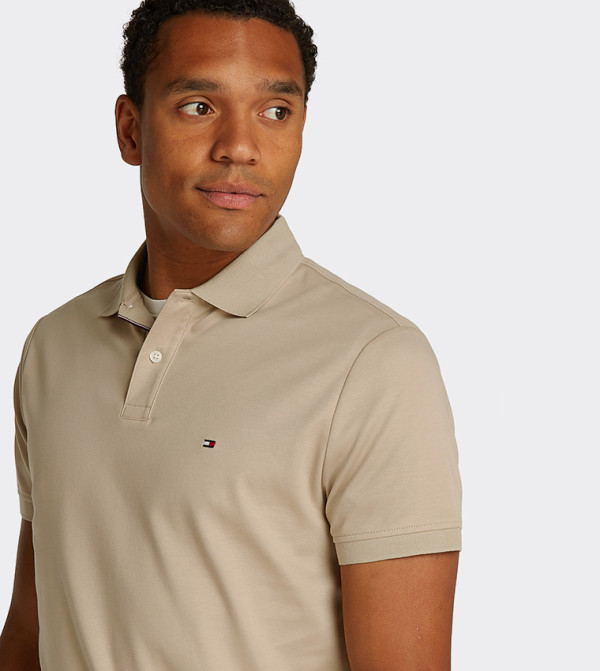 Tommy Hilfiger  - Beige Polo T-shirts