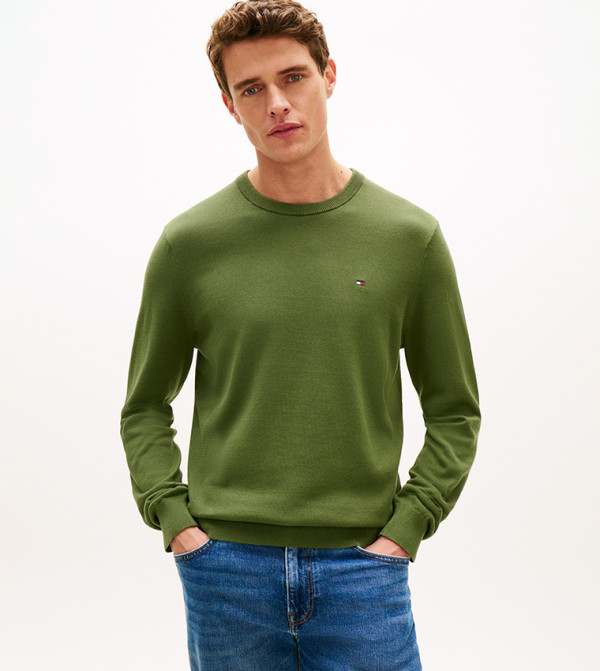 Tommy Hilfiger  Hoodies & Sweatshirts - Green Sweatshirts