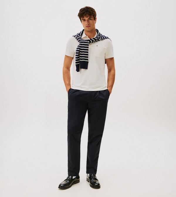 تومي هيلفيغر  preppy-smart-casual - أصفر قمصان بولو