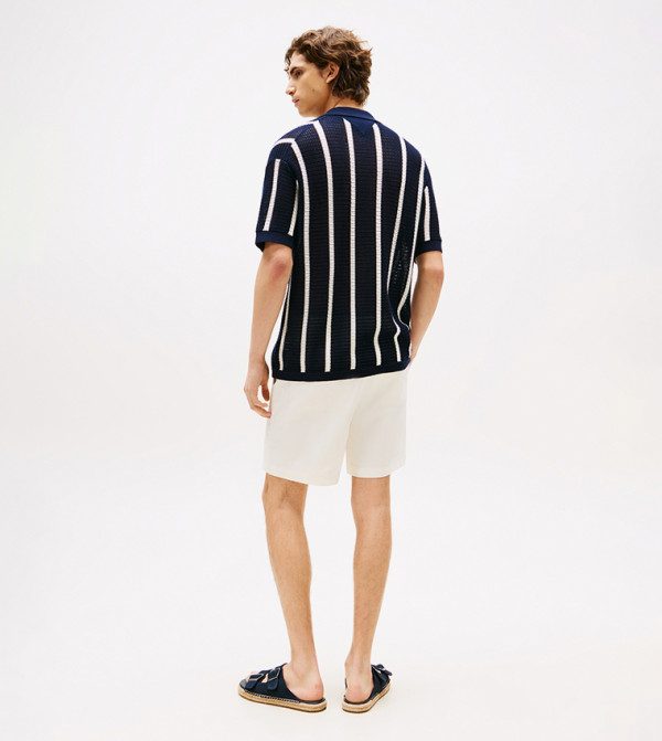 تومي هيلفيغر  ملابس - كحلي Short Sleeves