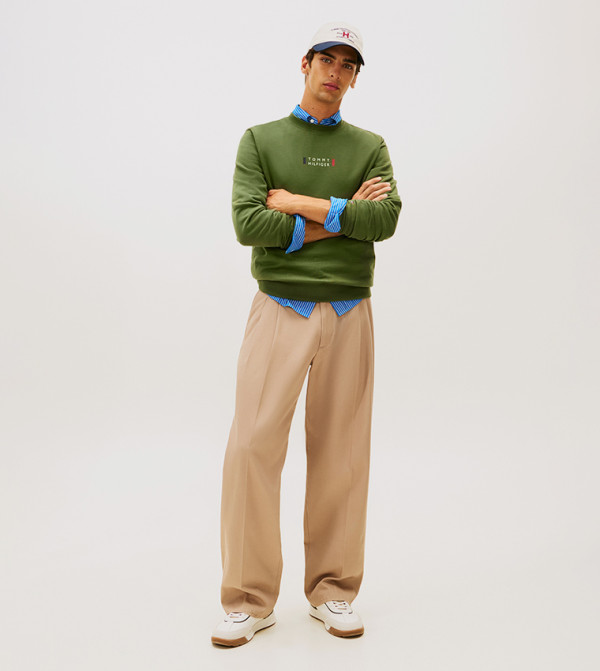 Tommy Hilfiger  Hoodies & Sweatshirts - Green Sweatshirts