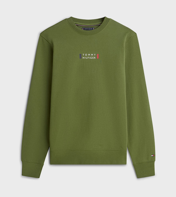 Tommy Hilfiger  Hoodies & Sweatshirts - Green Sweatshirts