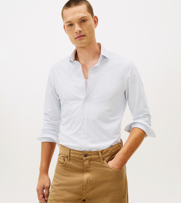 تومي هيلفيغر  occasion-evening-polished - أزرق Long Sleeves