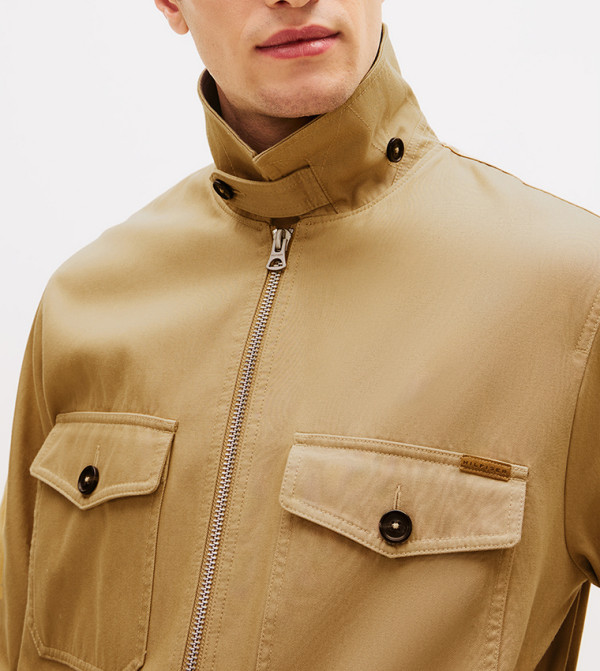 Tommy Hilfiger  Casual Jackets - Beige Casual Jackets