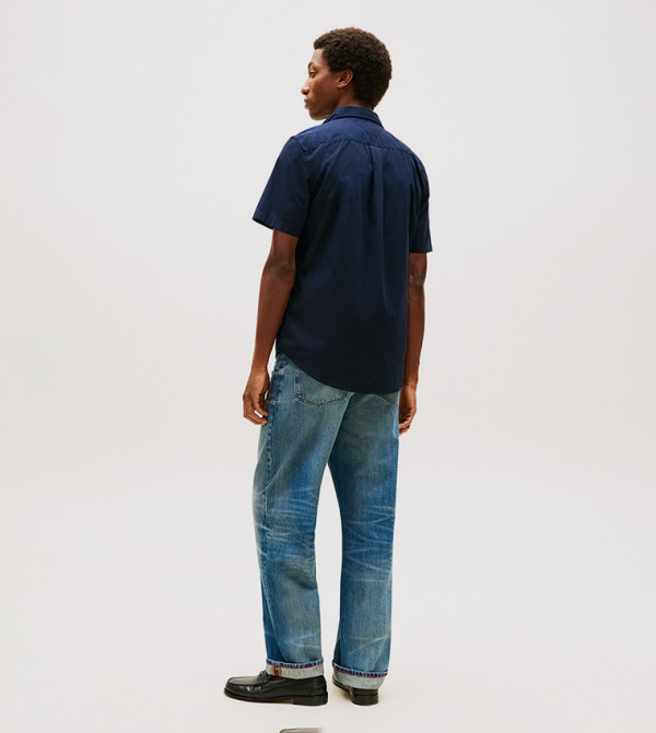 تومي هيلفيغر  ملابس - كحلي مزرق  Short Sleeves