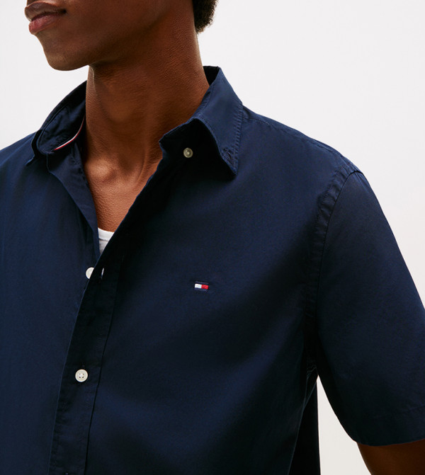 تومي هيلفيغر  ملابس - كحلي مزرق  Short Sleeves