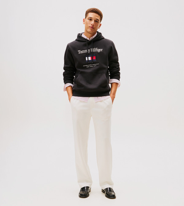 Tommy Hilfiger  Hoodies - Black Hoodies