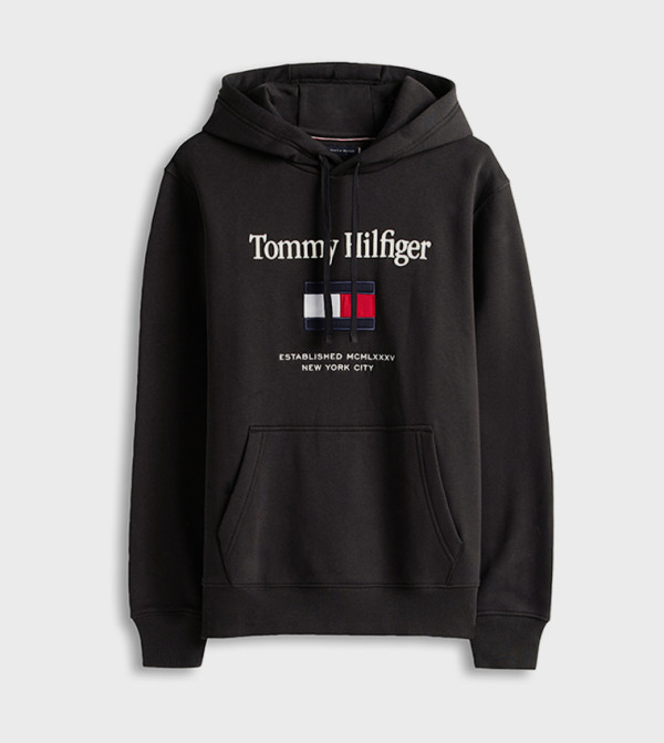 Tommy Hilfiger  Hoodies - Black Hoodies