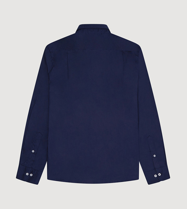 Nautica Shirts - Navy Long Sleeves