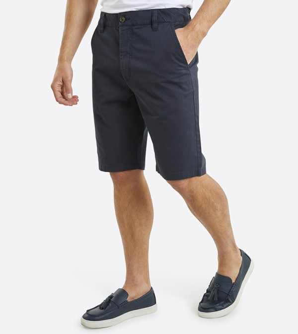 Nautica Nautica - Navy Chino Shorts