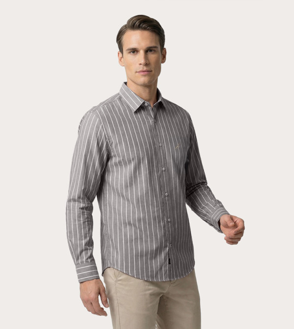 نوتيكا نوتيكا - رمادي Long Sleeves