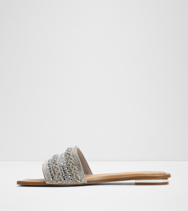Aldo Aldo - Silver Flat Sandals