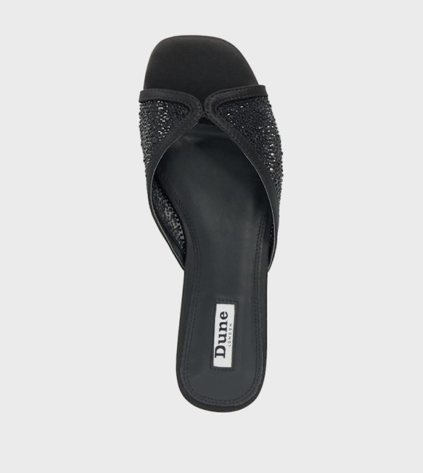 Dune London Dune London - Black Flat Sandals