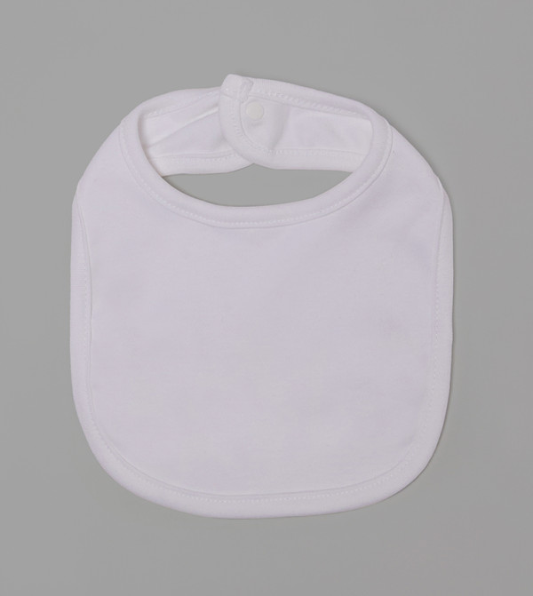 BABIES & MORE  Bibs & Hanky - White Bibs & Hanky