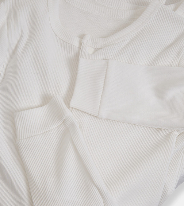 BABIES & MORE  Sleep Suits/Footies - White Sleep Suits/Footies