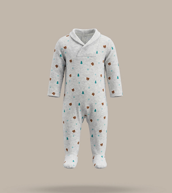 BABIES & MORE  Sleep Suits/Footies - White Sleep Suits/Footies