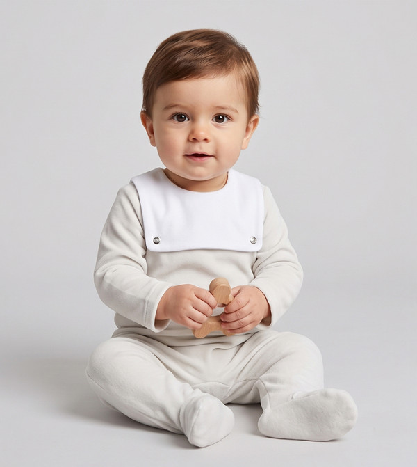 BABIES & MORE  Sleep Suits/Footies - Cream Sleep Suits/Footies