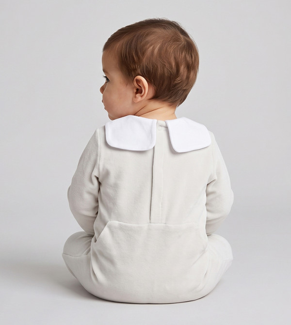 BABIES & MORE  Sleep Suits/Footies - Cream Sleep Suits/Footies