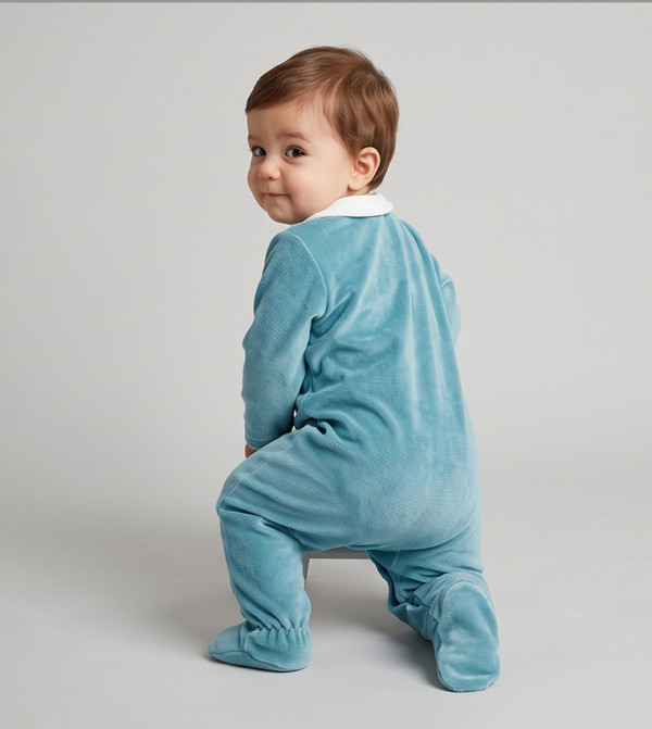 BABIES & MORE  Sleep Suits/Footies - Blue Sleep Suits/Footies