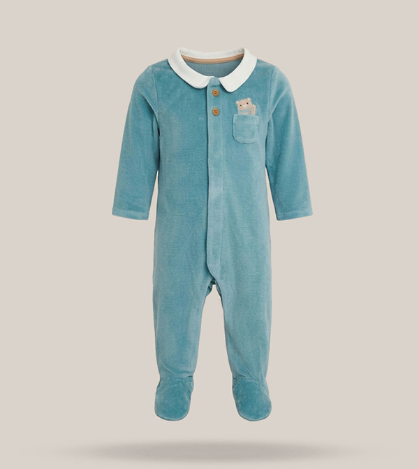 BABIES & MORE  Sleep Suits/Footies - Blue Sleep Suits/Footies