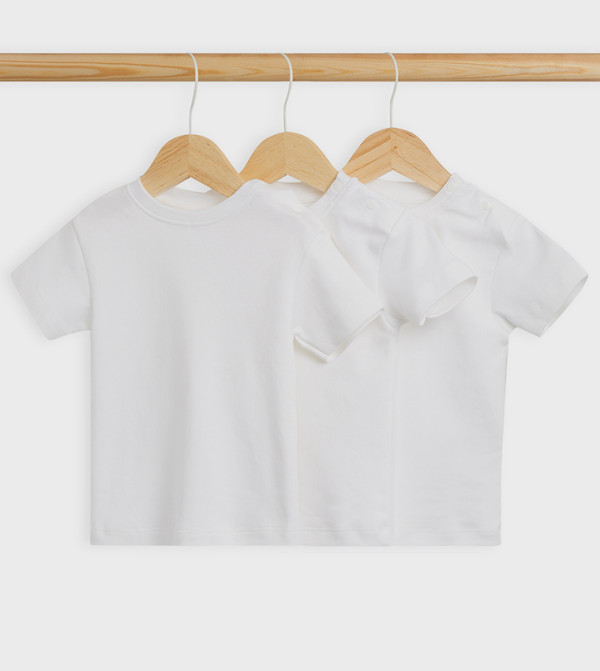 بيبيز آند مور  easy-camp-basics - أبيض T-shirts
