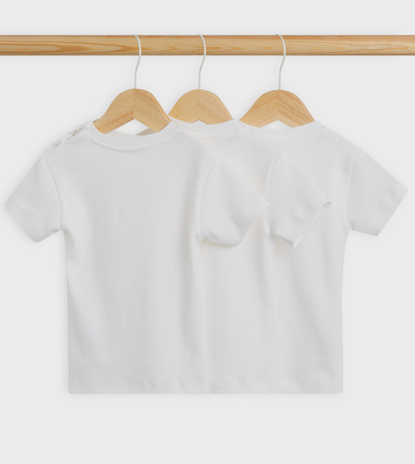 بيبيز آند مور  easy-camp-basics - أبيض T-shirts