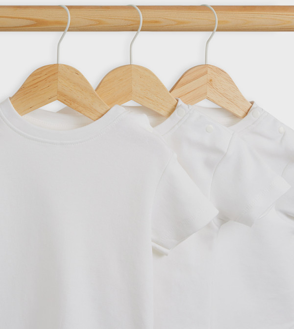 بيبيز آند مور  easy-camp-basics - أبيض T-shirts