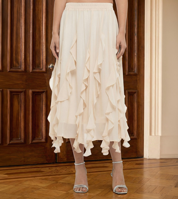 BCBG Skirts - Pink Midi Skirts