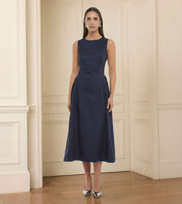 BCBG  Clothing - Navy Midi Skirts