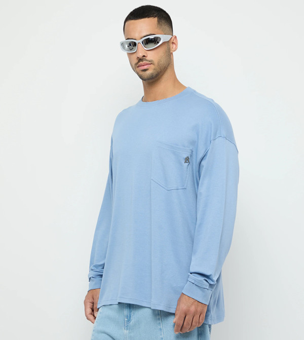 F5 F5 - أزرق Long Sleeves