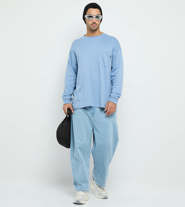 F5 F5 - أزرق Long Sleeves