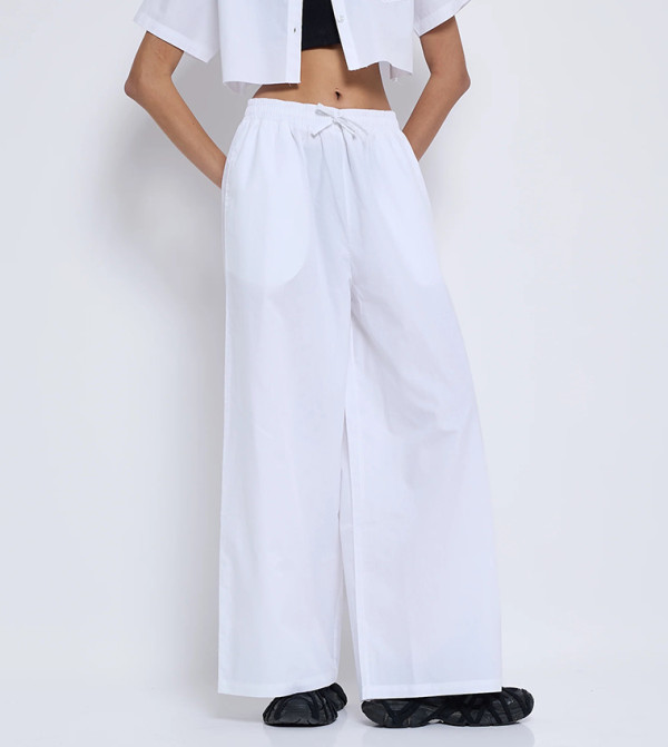 F5 F5 - White Casual Pants