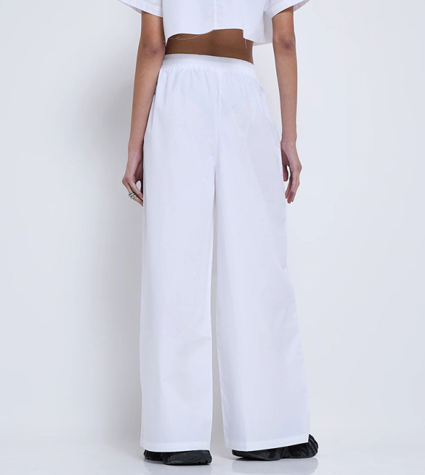 F5 F5 - White Casual Pants