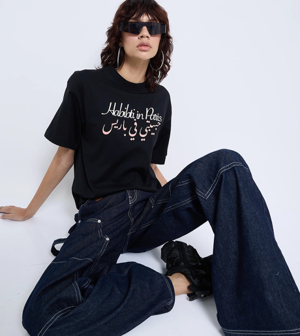 F5  - أسود Short Sleeve T-Shirts