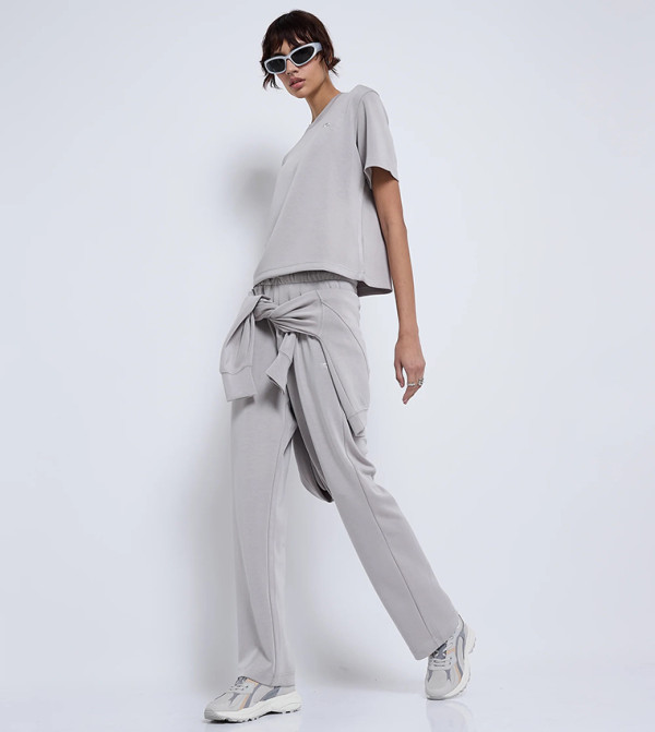 F5  - رمادي Sweatpants