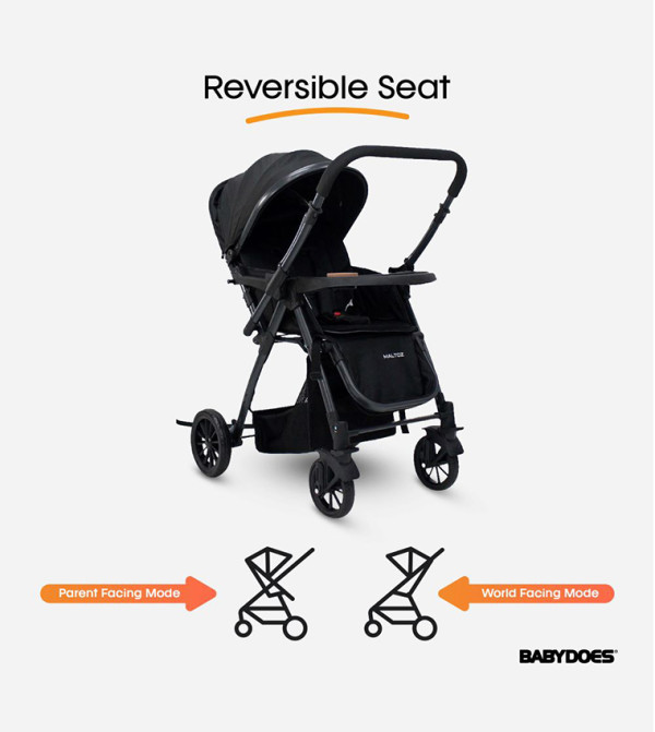 BABYDOES  Strollers & Travel Systems - Black Strollers & Travel Systems