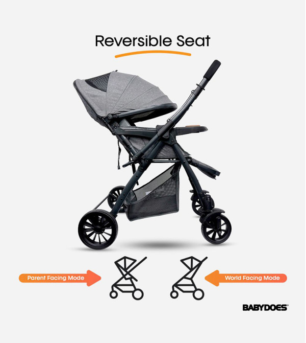 BABYDOES BABYDOES - Grey Strollers & Travel Systems