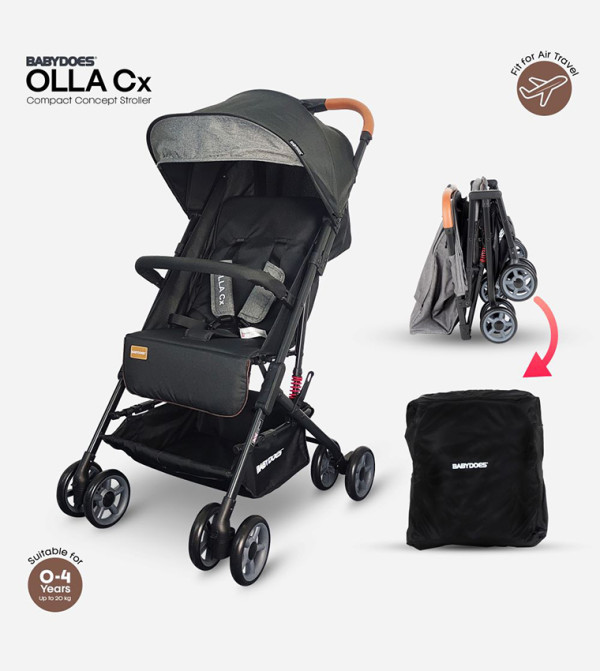 BABYDOES BABYDOES - Black Strollers & Travel Systems