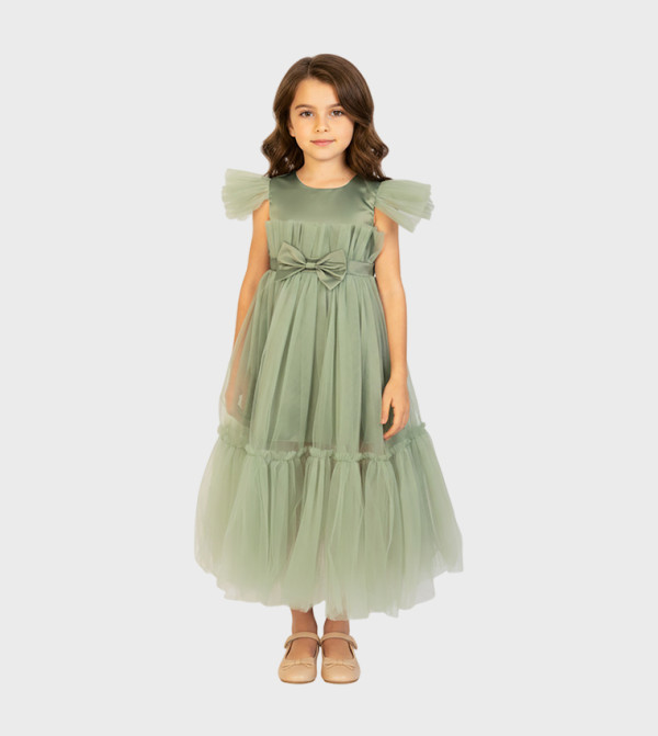 Ddaniela twirl-worthy-styles-k - Green Party Dress
