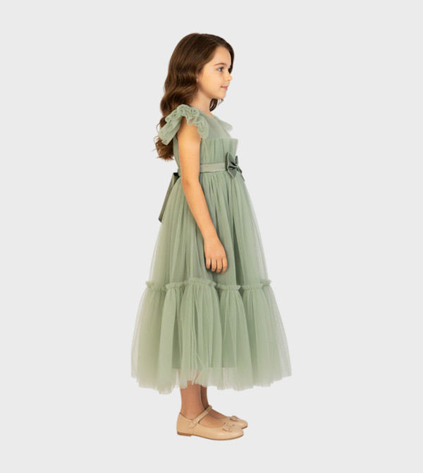 Ddaniela twirl-worthy-styles-k - Green Party Dress