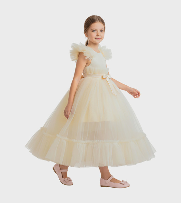 Ddaniela - Cream Party Dress