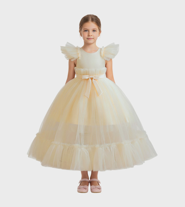 Ddaniela - Cream Party Dress