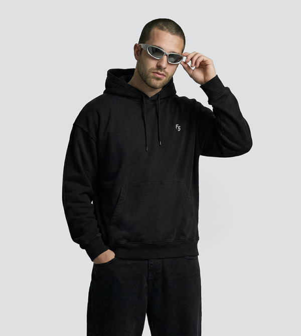 F5 F5 - BLACK Hoodies
